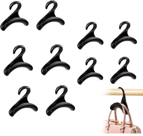 Darrahopens Home & Garden > Storage > Clothing & Wardrobe Storage Clothes hanger - Wardrobe - Handbag organizer - Hook rack organizer for handbags and backpacks - 10 pieces