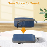 Darrahopens Home & Garden > Storage > Clothing & Wardrobe Storage Compression Packing Cubes for Suitcases Gray Extensible Organizer Set