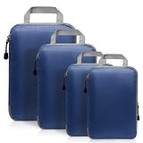 Darrahopens Home & Garden > Storage > Clothing & Wardrobe Storage Compression Packing Cubes for Suitcases Gray Extensible Organizer Set