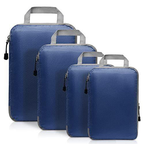 Darrahopens Home & Garden > Storage > Clothing & Wardrobe Storage Compression Packing Cubes for Suitcases Gray Extensible Organizer Set