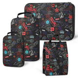 Darrahopens Home & Garden > Storage > Clothing & Wardrobe Storage Compression Packing Cubes with Shoe Bag Foldable Luggage Storage Organizer