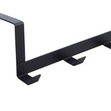 Darrahopens Home & Garden > Storage > Clothing & Wardrobe Storage Door Hook Hanger Coat Rack Drill Free for Hanging Clothes Hat Bag Towel Bathroom Entryway Black In Australia - Darrahopens