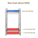 Darrahopens Home & Garden > Storage > Clothing & Wardrobe Storage Extra Large Iron Clothes Rack Garment Hanging Stand