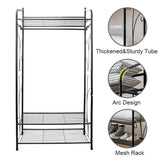 Darrahopens Home & Garden > Storage > Clothing & Wardrobe Storage Extra Large Iron Clothes Rack Garment Hanging Stand