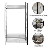 Darrahopens Home & Garden > Storage > Clothing & Wardrobe Storage Extra Large Metal Clothes Rail Storage Dress Hanging Garment Rack Portable Stand