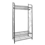Darrahopens Home & Garden > Storage > Clothing & Wardrobe Storage Extra Large Metal Clothes Rail Storage Dress Hanging Garment Rack Portable Stand