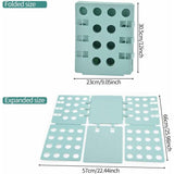 Darrahopens Home & Garden > Storage > Clothing & Wardrobe Storage Folding Board, Foldable Organizer With Flip For Adults Clothes Folder Clothing Folder Shirt T-Shirt Green