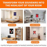 Darrahopens Home & Garden > Storage > Clothing & Wardrobe Storage Jersey Frame Display Case Large Sports Jersey Showcase Box Custom Shirt Display