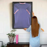 Darrahopens Home & Garden > Storage > Clothing & Wardrobe Storage Jersey Frame Display Case Large Sports Jersey Showcase Box Custom Shirt Display