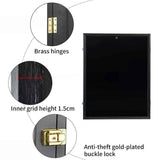 Darrahopens Home & Garden > Storage > Clothing & Wardrobe Storage Jersey Frame Display Case Large Sports Jersey Showcase Box Custom Shirt Display