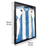 Darrahopens Home & Garden > Storage > Clothing & Wardrobe Storage Jersey Frame Display Case Large Sports Jersey Showcase Box Custom Shirt Display