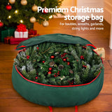 Darrahopens Home & Garden > Storage > Clothing & Wardrobe Storage Jingle Jollys Christmas Garland Wreath Storage Bag Baubles Ornaments Container