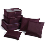 Darrahopens Home & Garden > Storage > Clothing & Wardrobe Storage Mesh Packing Cubes for Luggage Stylish Travel Suitcase Organizer Set