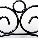 Over The Door Hook Rack Detachable 7 Hooks Door Hanger Organizer for Towels Handbags Coats Black In Australia - Darrahopens