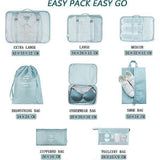 Darrahopens Home & Garden > Storage > Clothing & Wardrobe Storage Packing Cubes for Suitcase Waterproof Travel Organizer Bags Set