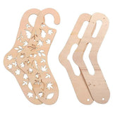 Darrahopens Home & Garden > Storage > Clothing & Wardrobe Storage pcs Wooden Sock Blockers for Knitting, Adjustable Sock Blockers for Knitting Blockers Knitting Crochet S