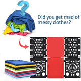 Darrahopens Home & Garden > Storage > Clothing & Wardrobe Storage Shirt Folding Board - Clothes Folder Laundry Folder Child Adult Clothing Shirt T Shirt Tee Shirts 58 X 68 Cm (Black &