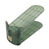Darrahopens Home & Garden > Storage > Clothing & Wardrobe Storage Shoe Slots Organizer Double Layer Shoe Rack Adjustable Saving Space Shoe Stack for Closet Cabinet Green In Australia - Darrahopens