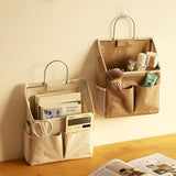 Darrahopens Home & Garden > Storage > Clothing & Wardrobe Storage Storage Bag - Cotton and Linen Fabric - Bedside Storage Bag - Wall Mounted - Dorm Room Essentials and Snack Storage Bag - Visual Storage Bag