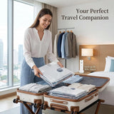 Darrahopens Home & Garden > Storage > Clothing & Wardrobe Storage Travel Vacuum Bag Set with Rechargeable Cordless Pump – 3 Sizes for Clothes, Jackets & Accessories, Airtight Dual-Zipper Seal, 4000Pa Suction, Saves Up to 80% Luggage Space, Lightweight & Portable (15 Combo Travel Size)