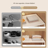 Darrahopens Home & Garden > Storage > Clothing & Wardrobe Storage White Adjustable Closet Shelf Organizer, Expandable Wardrobe Divider Rack for Cabinet, Kitchen, and Entryway, Heavy-Duty Carbon Steel Storage Shelf, 27-38cm Length, 35cm Width, 22cm Height