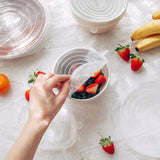 Darrahopens Home & Garden > Storage Food Grade Silicone Stretch Lids: Your Ultimate Reusable Food Covers - set of 7