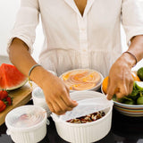 Darrahopens Home & Garden > Storage Food Grade Silicone Stretch Lids: Your Ultimate Reusable Food Covers - set of 7