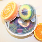 Darrahopens Home & Garden > Storage Food Grade Silicone Stretch Lids: Your Ultimate Reusable Food Covers - set of 7