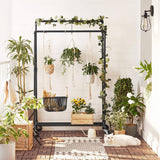 Darrahopens Home & Garden > Storage Industrial Pipe Clothes Rack Wheels , 110Kg load