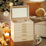 Darrahopens Home & Garden > Storage Jewelry Box Organizer Storage Case
