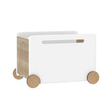 Darrahopens Home & Garden > Storage Keezi Kids Toy Box Container Children Chest Storage Clothes Organiser Wheels