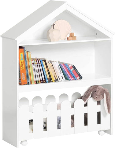 Darrahopens Home & Garden > Storage Kids Bookcase Shelf Storage Mobile Toy Chest