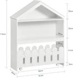 Darrahopens Home & Garden > Storage Kids Bookcase Shelf Storage Mobile Toy Chest