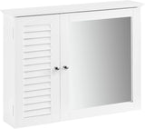 Darrahopens Home & Garden > Storage Mirror Cabinet Wall Cupboard, White