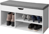 Darrahopens Home & Garden > Storage Padded Shoe Bench Lift Up Storage