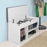 Darrahopens Home & Garden > Storage Padded Shoe Bench Lift Up Storage