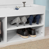 Darrahopens Home & Garden > Storage Padded Shoe Bench Lift Up Storage
