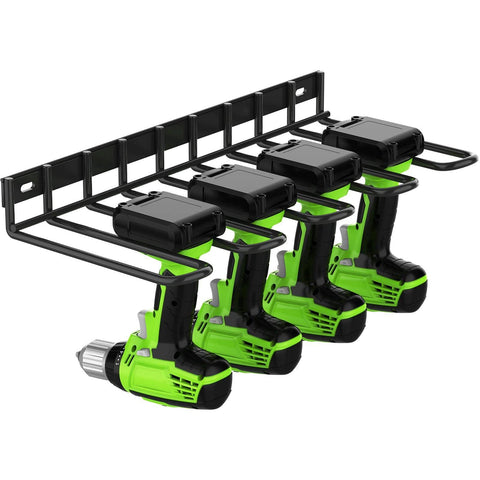 Darrahopens Home & Garden > Storage Power Tool Tools Organizer Drill Holder Wall Mount Drill Rack Garage Storage Drill Organizer