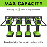 Darrahopens Home & Garden > Storage Power Tool Tools Organizer Drill Holder Wall Mount Drill Rack Garage Storage Drill Organizer