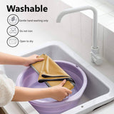 Darrahopens Home & Garden > Storage Set of 4 Fabric Drawer Organizer Divider Storage Boxes for Storing Socks, Underwear, Ties, Scarves (Beige)