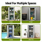 Darrahopens Home & Garden > Storage > Sheds Gardeon Outdoor Storage Cabinet Garden Shed Tool Lockable Cupboard Steel Adjustable Shelves