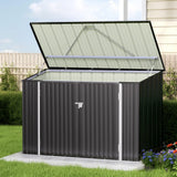Darrahopens Home & Garden > Storage > Sheds Giantz Garden Shed 2.22x0.91M Bike Sheds Outdoor Storage Tool Workshop House Shelter Double Door