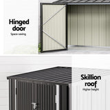 Darrahopens Home & Garden > Storage > Sheds Giantz Garden Shed 2.22x0.91M Bike Sheds Outdoor Storage Tool Workshop House Shelter Double Door