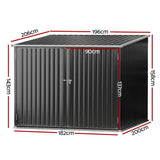 Darrahopens Home & Garden > Storage > Sheds Giantz Garden Shed Sheds Outdoor Storage 2.06x1.96M Tool Workshop House Shelter