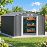 Darrahopens Home & Garden > Storage > Sheds Giantz Garden Shed with 3-Tier Garage Shelving Rack Outdoor Tool Storage Racks In Australia - Darrahopens