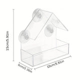 Darrahopens Home & Garden > Storage > Sheds Transparent - House-shaped - Birdhouse - With weatherproof function