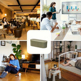 Darrahopens Home & Garden > Storage > Storage Boxes 1 Multi-Scene Cable Storage Box Durable Desktop TV Cable Management System with Lid  Scratch-Resistant Storage Case, Suitable for Power Strips, Chargers, and Home Office Supplies .(beige)