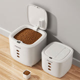Darrahopens Home & Garden > Storage > Storage Boxes 10LB Sealed Pet Food Storage Container | Heavy-Duty Square PP Dispenser with Flip Lid, Easy to Clean, Suitable for Kitchen Pantry