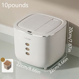 Darrahopens Home & Garden > Storage > Storage Boxes 10LB Sealed Pet Food Storage Container | Heavy-Duty Square PP Dispenser with Flip Lid, Easy to Clean, Suitable for Kitchen Pantry