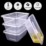 Darrahopens Home & Garden > Storage > Storage Boxes 120pcs 1500ml Reusable Food Containers Plastic Meal Prep Storage - BPA Free